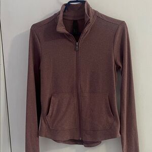 Kyodan Mauve Zip-Up Women’s Sweater Jacket